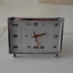 vintage wekker art deco met opwindmechanisme, Antiek en Kunst, Ophalen of Verzenden