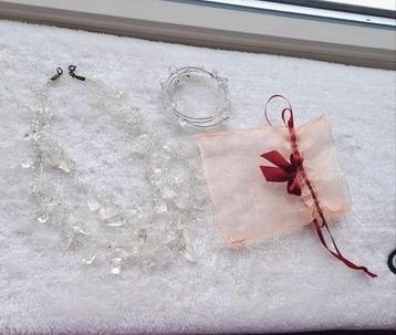 Bergkristal Set: Ketting & Armband beschikbaar voor biedingen