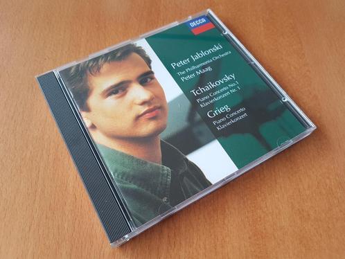 TCHAIKOVSKI / GRIEG: Pianoconcerten (Jablonski), Cd's en Dvd's, Cd's | Klassiek, Zo goed als nieuw, Orkest of Ballet, Romantiek