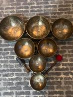 Volle Maan 7 Chakra Set Klankschalen - Nepal/Tibet - CDEFGAB, Ophalen of Verzenden, Nieuw, Melodische percussie