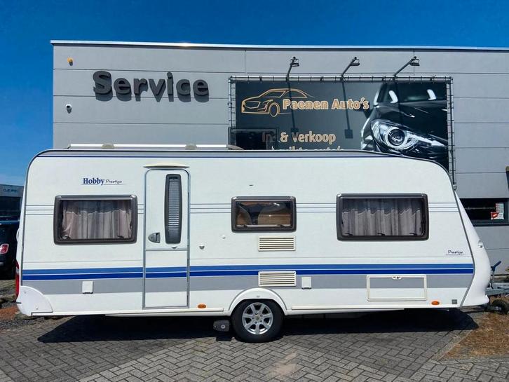 HOBBY 540 ULA Excellent|Mover|V-tent|Z.G.Staat, Caravans en Kamperen, Caravans, Bedrijf, 1000 - 1250 kg, Hobby, Vast bed, Disselslot