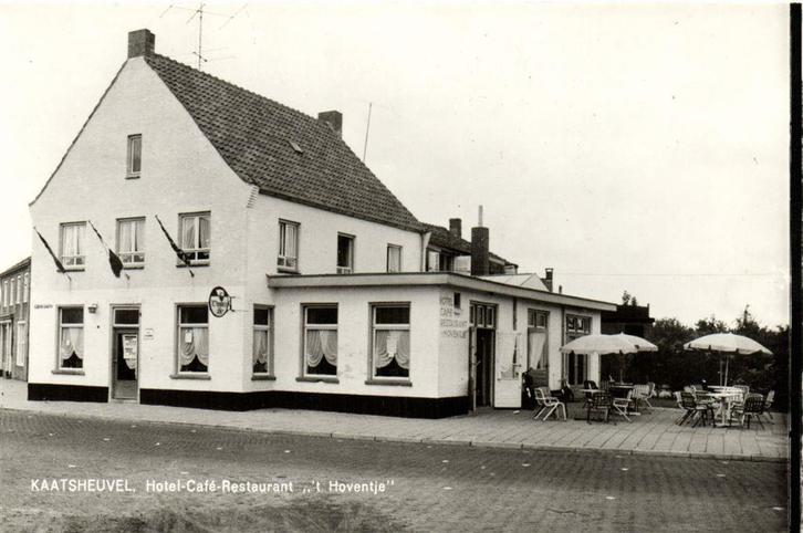 Kaatsheuvel, Hotel-Cafe-Restaurant t Hoventje - 1964 - ongel, Verzamelen, Ansichtkaarten | Nederland, Ongelopen, Noord-Brabant