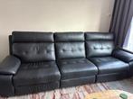 Elektrische leren bank, Ophalen, Gebruikt, Minder dan 75 cm, Driepersoons