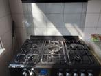 Mooi 90 cmbreed 5 pits gasfornuis met elektrische oven, Witgoed en Apparatuur, Fornuizen, Ophalen, 60 cm of meer, Zo goed als nieuw