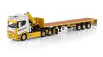 WSI SCANIA autolaadkraan + uitschuifbare trailer MEDIACO, Hobby en Vrije tijd, HGL74-@hotmail.com, Nieuw, Ophalen of Verzenden