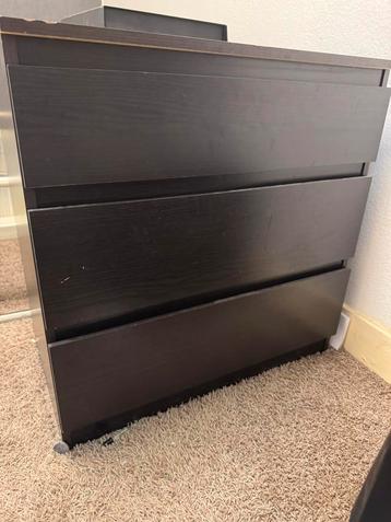 IKEA malm ladekast slaapkamer of zo bruin