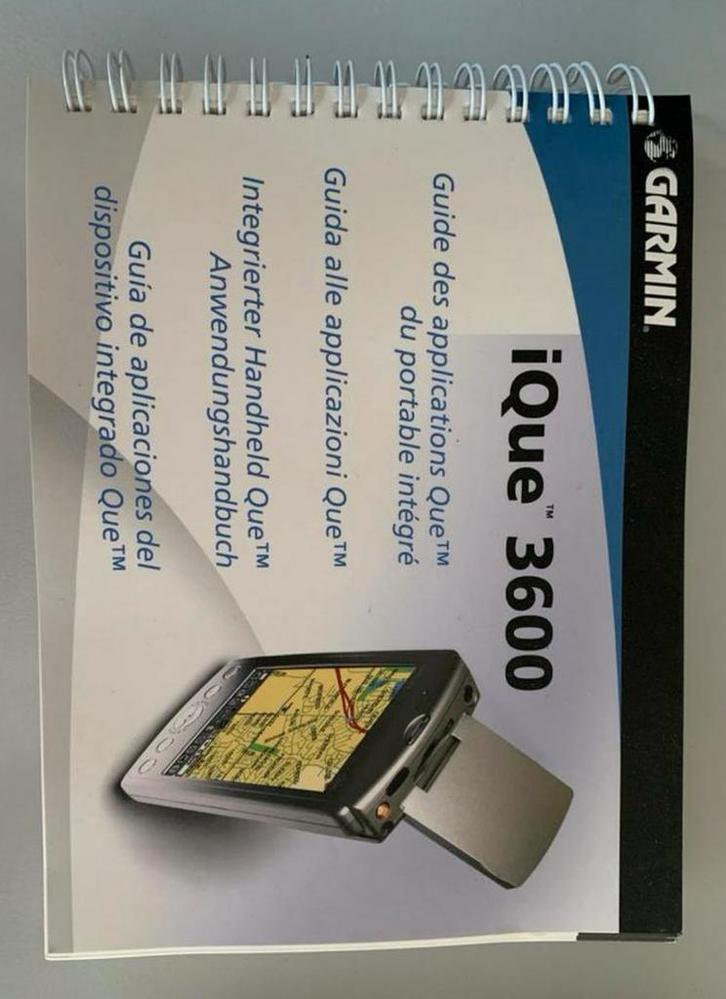 Garmin iQue 3600 PDA - Compleet met accessoires, Telecommunicatie, Pda's, Gebruikt, PalmOS, Palm, Gps-ontvanger, Ophalen of Verzenden