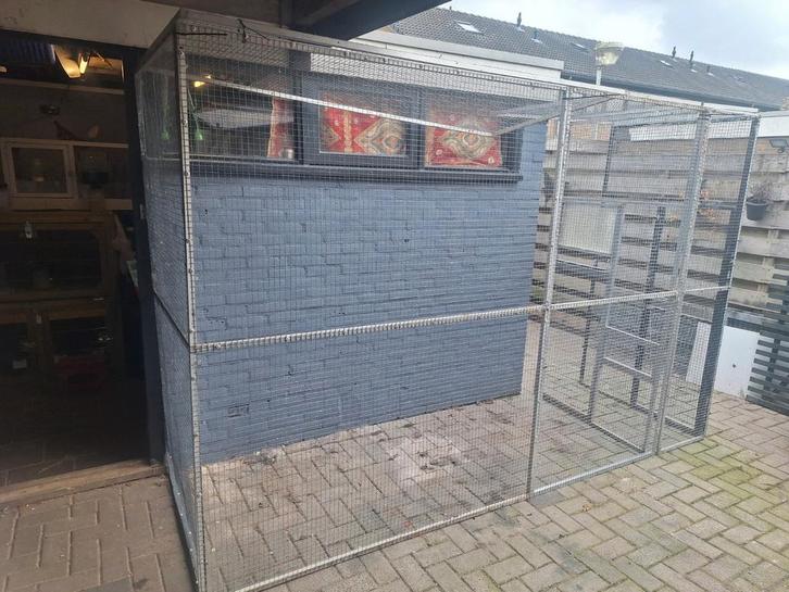 Tekoop voliere, Dieren en Toebehoren, Vogels | Hokken en Kooien, Volière, Aluminium, Ophalen