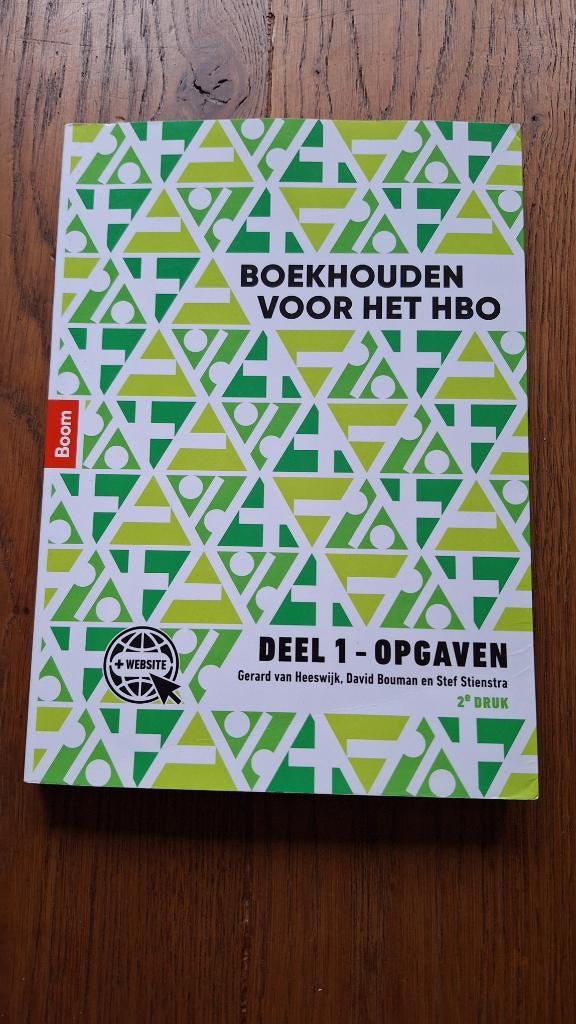 Boekhouden voor het hbo deel 1 - opgaven., Boeken, Boom, Zo goed als nieuw, Beta, HBO