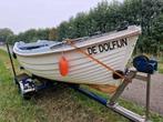 Orkney zeewaardige vissersboot met trailer € 950,-, Watersport en Boten, Vis- en Consoleboten, Ophalen, Gebruikt, 3 tot 6 meter