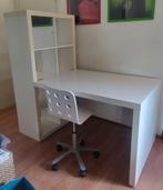 Expedit / Kallax bureau Ikea met kast en bureaustoel, Huis en Inrichting, Ophalen, Gebruikt