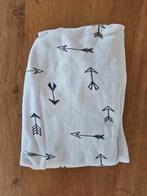 Jollein hoeslaken Indians 100% katoen wieg, Jongetje of Meisje, Ophalen of Verzenden, Zo goed als nieuw, Wit