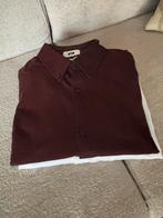 Overhemden 2 stuks : wit en Bordeaux, Kleding | Heren, Ophalen of Verzenden, Nieuw, Wit, Halswijdte 43/44 (XL)