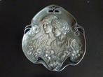 Jugendstil WMF Visitekaarthouder, Art Nouveau, schaal, Antiek en Kunst, Antiek | Tin, Ophalen of Verzenden