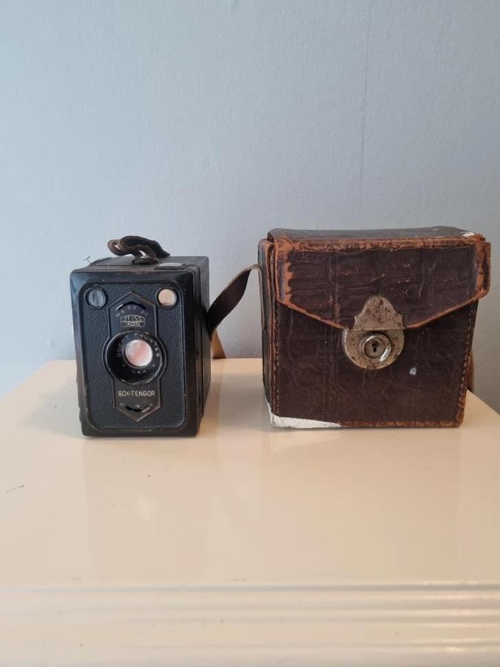 Zeiss Ikon Box Tengor Vintage Camera, Audio, Tv en Foto, Fotocamera's Analoog, Gebruikt, Compact, Overige Merken, Ophalen of Verzenden