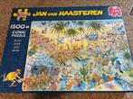 Jan van Haasteren 1500 De oase, Ophalen of Verzenden, 500 t/m 1500 stukjes, Zo goed als nieuw, Legpuzzel