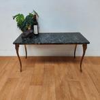Vintage Regency koffietafel salontafel met marmer blad 407, Valkenswaard, Gebruikt, 100 tot 150 cm, Info@flashbackfurniture.nl