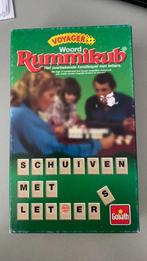 Reis editie Woordrummicub, Hobby en Vrije tijd, Gezelschapsspellen | Overige, Ophalen of Verzenden, Gebruikt