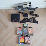 SEGA Megadrive 16-bit compleet, Spelcomputers en Games, Mega Drive, Ophalen of Verzenden, Met 3 controllers of meer, Gebruikt