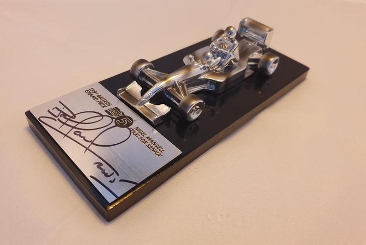 Ayrton Senna - Nigel Mansell - Schaal 1/43 modelauto UNIEK, Hobby en Vrije tijd, Modelauto's | 1:43, Nieuw, Auto, Overige merken