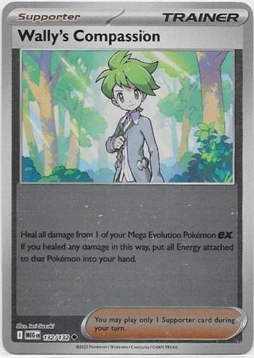 Mega Evolution,  Wally's Compassion [reverse] 132/132 beschikbaar voor biedingen