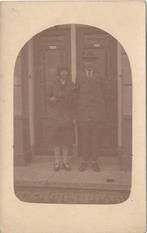 Oude Foto, Fotokaart echtpaar, Mode, Hoeden, ca. 1920, Verzamelen, Foto's en Prenten, Foto, Zo goed als nieuw, Voor 1940, Verzenden