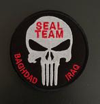 US Navy Seal team punisher patch (velcro), Verzamelen, Ophalen of Verzenden, Marine, Amerika, Embleem of Badge