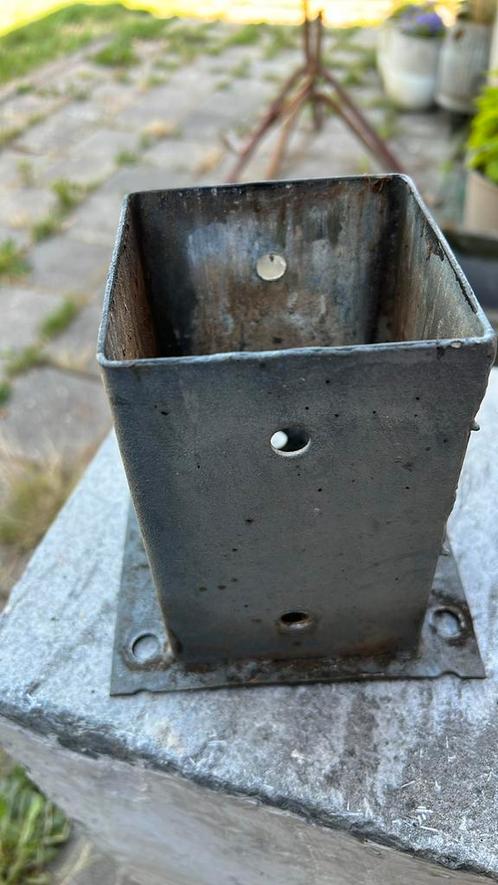 9x paalhouders 9x9 cm, Dieren en Toebehoren, Stalling en Weidegang, Toebehoren
