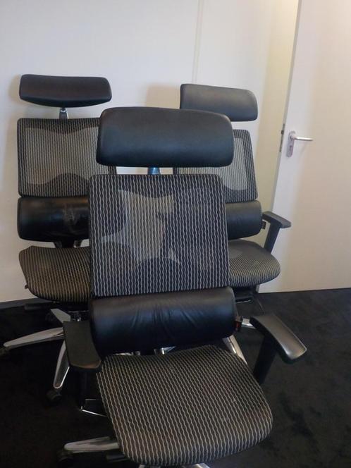 3x bureaustoelen (wel reparatie), Huis en Inrichting, Bureaustoelen, Gebruikt, Bureaustoel, Zwart, Ergonomisch, Ophalen