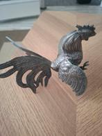 Zilveren Haan Figuur, Antiek en Kunst, Ophalen of Verzenden