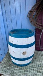 Eikenhouten biervat,20 ltr.h 47,b 40 cm.decoratie vat,, Minder dan 75 liter, Ophalen, Gebruikt, Hout