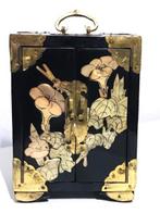 Juwelen Kist Chinees Parelmoer Messing Slot✨😍💑🤗🎁👌, Antiek en Kunst, Ophalen of Verzenden