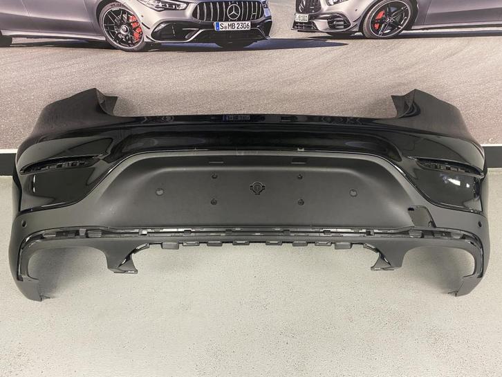 Achterbumper GLC Coupe W253 AMG Zwart, Auto-onderdelen, Carrosserie en Plaatwerk, Bumper, Mercedes-Benz, Achter, Gebruikt, Ophalen of Verzenden