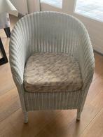 Lloyd Loom Stoel Vintage - Maastricht, Huis en Inrichting, Ophalen, Gebruikt, Wit, Vintage