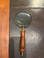 Vintage Vergrootglas met Houten Handvat, Antiek en Kunst, Ophalen of Verzenden