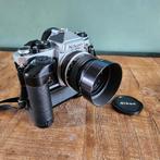 Nikon FE met 50mm 1.8 lens en MD-11 motor drive, Spiegelreflex, Ophalen of Verzenden, Zo goed als nieuw, Nikon