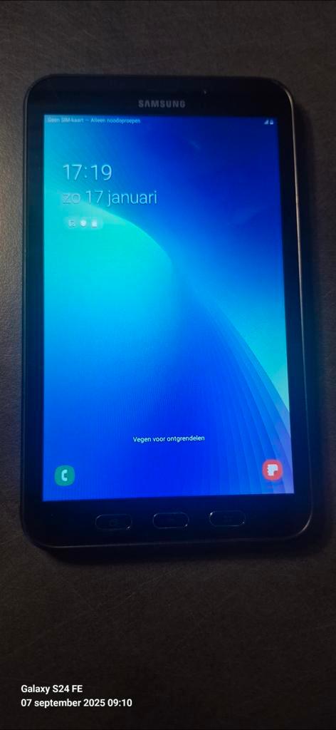 Samsung Galaxy Tab Active 2 met Simkaart, Computers en Software, Android Tablets, Gebruikt, Wi-Fi en Mobiel internet, 8 inch, 16 GB
