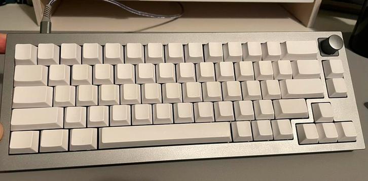 Witte PBT keycaps dikwandig, Computers en Software, Toetsenborden, Zo goed als nieuw, Ophalen of Verzenden