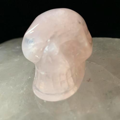 Rozenkwarts schedel skull beschermt inzicht liefde wijsheid, Sieraden, Tassen en Uiterlijk, Edelstenen, Nieuw, Ophalen of Verzenden