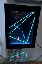 Zeldzame jaren 80 klok, wandklok, Memphis tijdperk design, Antiek en Kunst, Ophalen of Verzenden