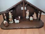 Houten kerststal incl kerst figuren, Ophalen, Nieuw