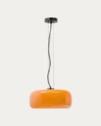 Gele glazen hanglamp Kave Home - zgan, Huis en Inrichting, Lampen | Hanglampen, Ophalen, Modern, Minder dan 50 cm, Glas