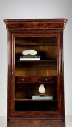 Biedermeier vitrine mahonie ca. 1850, Ophalen