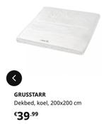 Koel Dekbed GRUSSTARR IKEA 200x200, Huis en Inrichting, Wit, Tweepersoons, Ophalen of Verzenden, Deken of Dekbed