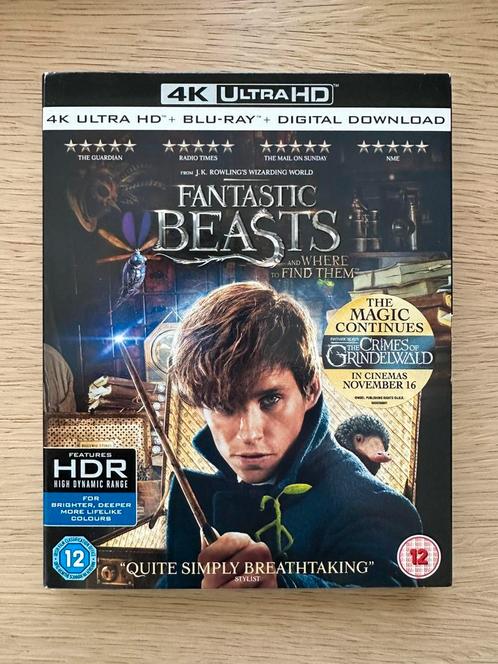 NIEUW - Fantastic Beasts & Where To Find Them 4K UHD Bluray, Cd's en Dvd's, Blu-ray, Nieuw in verpakking, Science Fiction en Fantasy