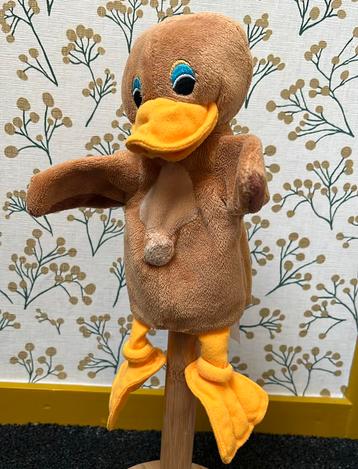 Handpop poppenkastpop eend vogel beschikbaar voor biedingen