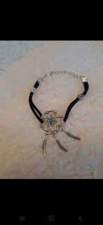 Zilverkleurige Dromenvanger Armband met Veertjes - Nieuw, Nieuw, Ophalen of Verzenden, Met bedels of kralen, Zilver