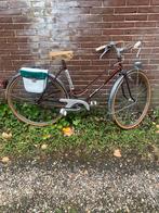 Vintage franse dames sportfiets met tas, Gebruikt, Ophalen, Overige merken, Minder dan 10 versnellingen