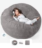 Loungepug zitzak XL, Ophalen, Zo goed als nieuw, Grijs