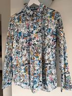 Kleurig shirt blouse Desigual als nieuw maat L, Ophalen of Verzenden, Zo goed als nieuw, Overige kleuren, Overige halswijdtes